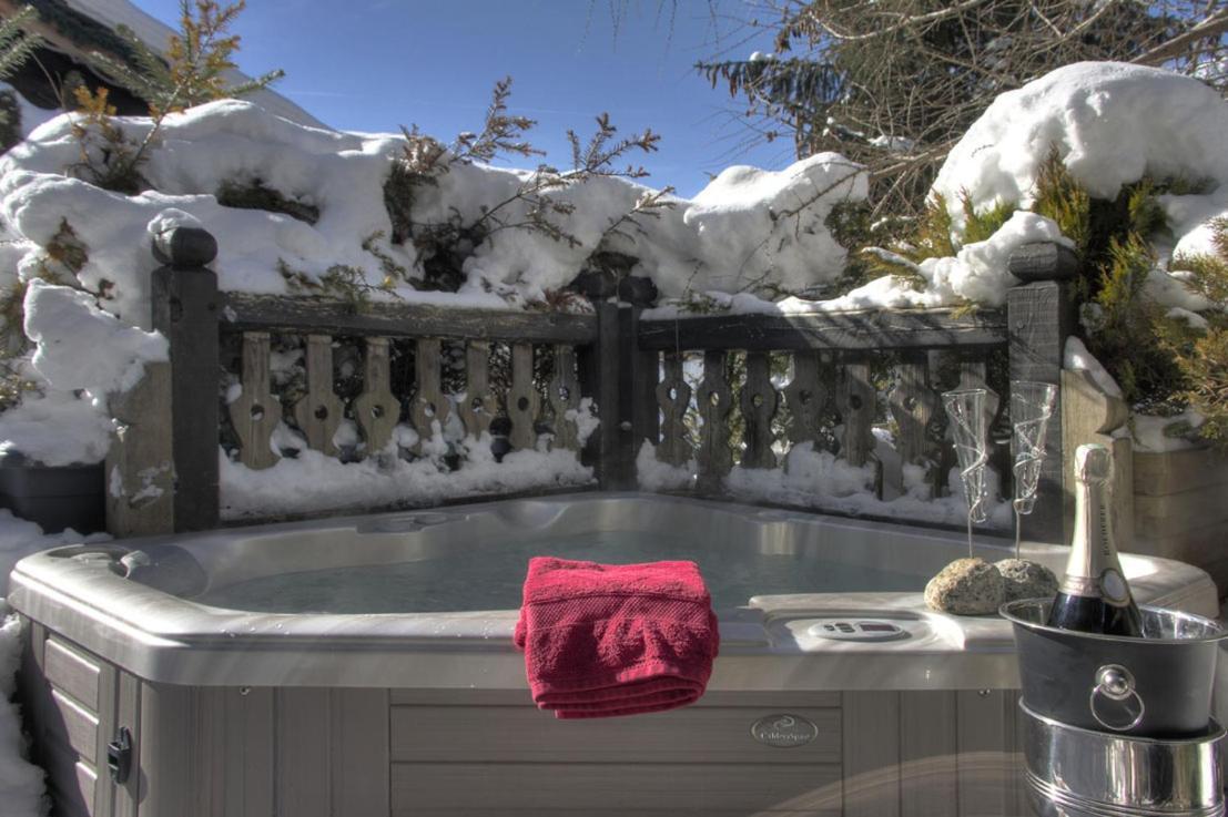 Hotel Les Chalets De Philippe Avec Jacuzzis Privatifs Chamonix Buitenkant foto