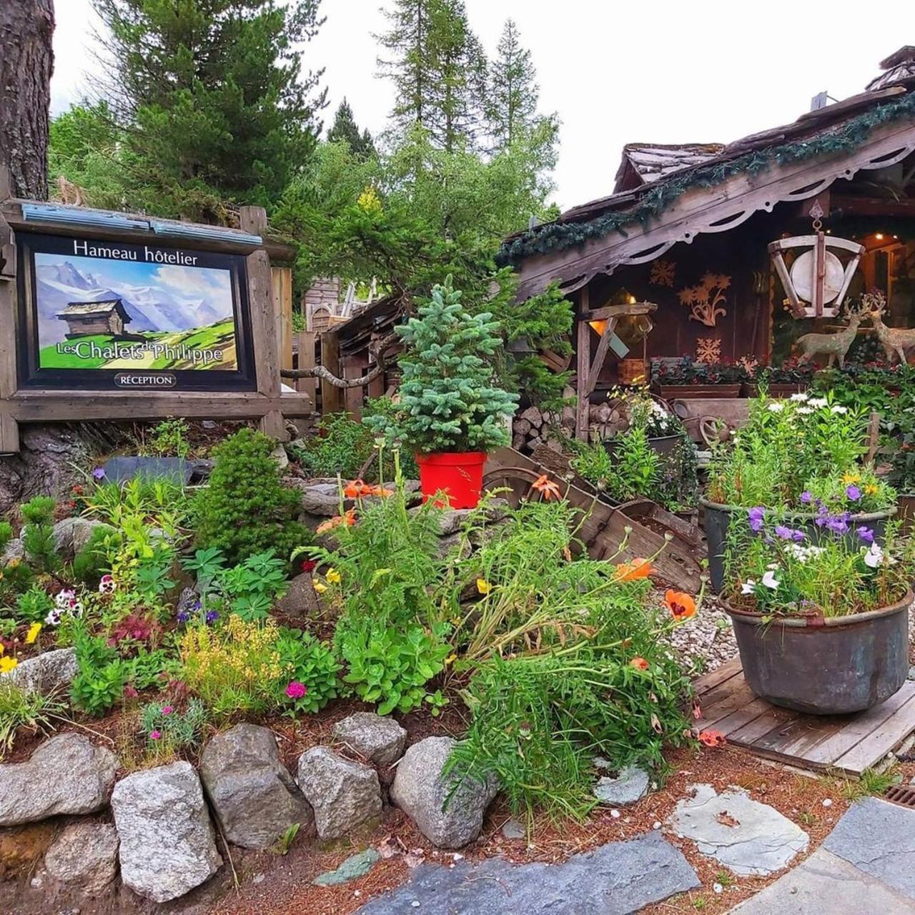 Hotel Les Chalets De Philippe Avec Jacuzzis Privatifs Chamonix Buitenkant foto