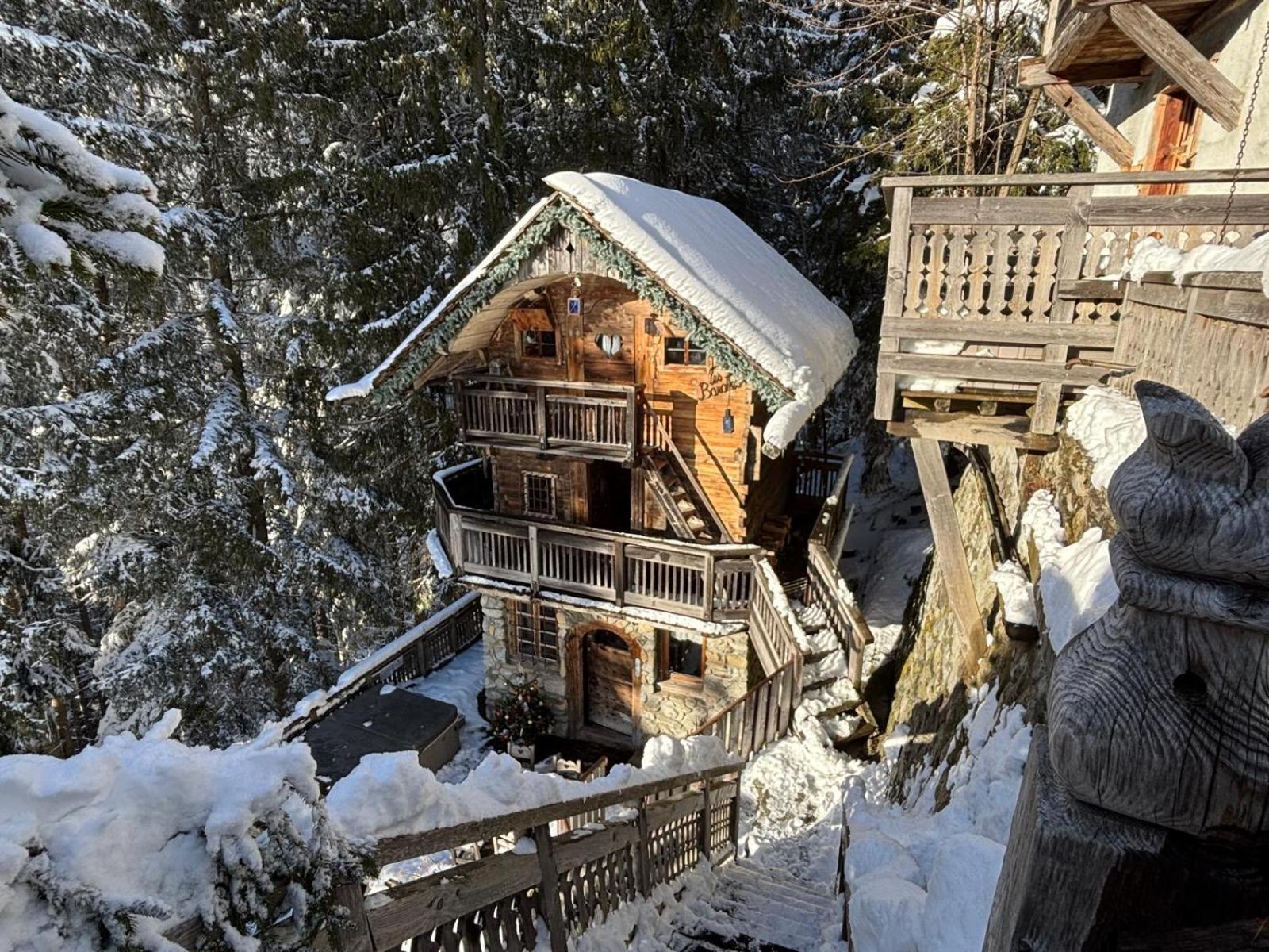 Hotel Les Chalets De Philippe Avec Jacuzzis Privatifs Chamonix Buitenkant foto